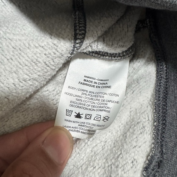 Nike Stanford University Cardinals 6th Man Hoodie Gray Basketball Size Large - Picture 8 of 11